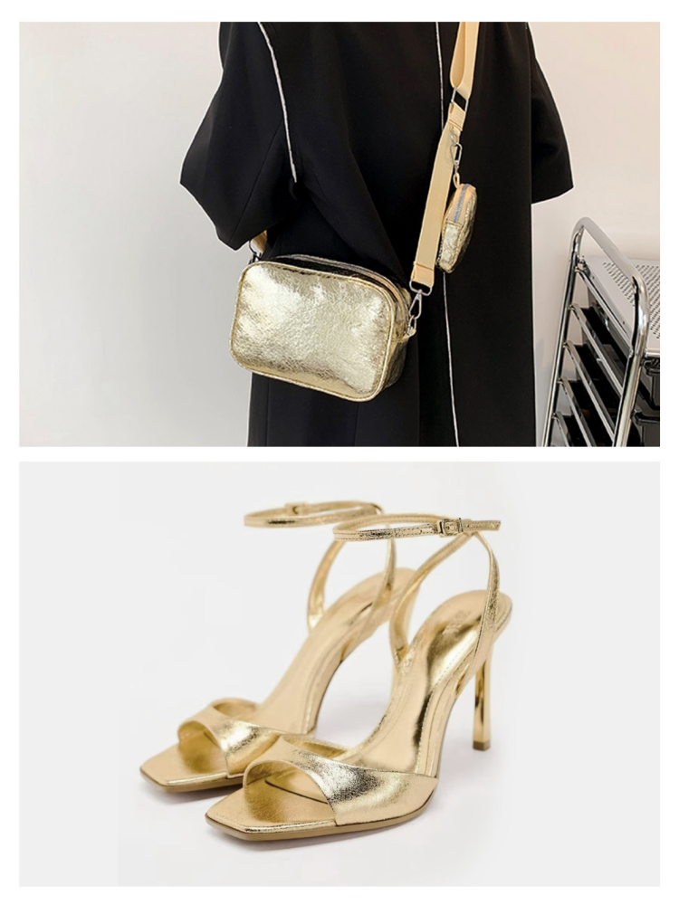 Metallic Cracked PU Leather, Mirror Glossy Synthetic Leather for Runway Fashion Bags & Shoe Upper