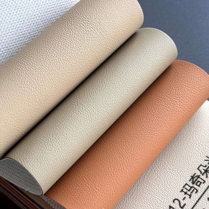 Matte Nappa Texture PVC Artificial Leather Anti-aging Vinyl For Car Interior Renovation