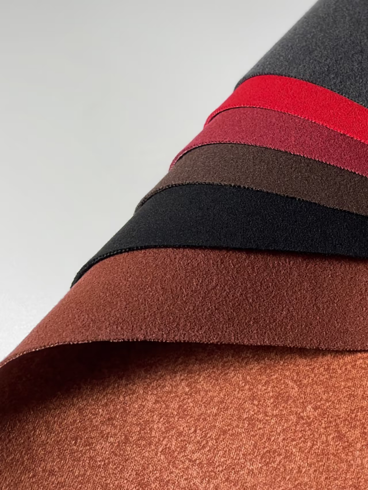 Double‑Sided Suede‑Like Microfiber Synthetic Leather Wear‑Resistant Automotive Upholstery for Car Pillow & Cushion
