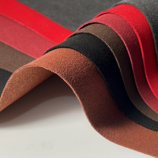 Double‑Sided Suede‑Like Microfiber Synthetic Leather Wear‑Resistant Automotive Upholstery for Car Pillow & Cushion
