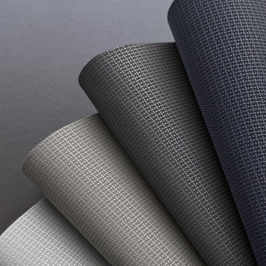 1.6mm Matte Crosshatch PU Synthetic Leather for Business Bags and Handbags