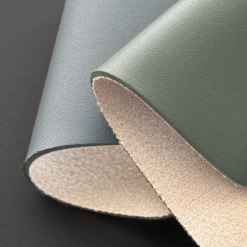 1.8mm Matte Plain PVC Saddle Hard Leather Brushed Backing Synthetic Leather For Equestrian Saddle Camping Gear Woven Furniture Hard Craft Pieces