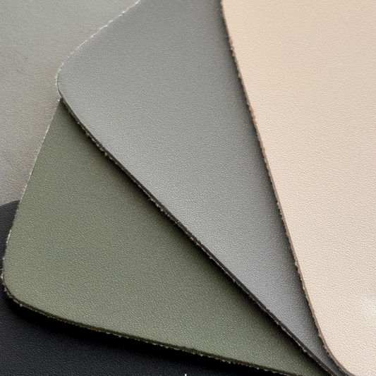 1.8mm Matte Plain PVC Saddle Hard Leather Brushed Backing Synthetic Leather For Equestrian Saddle Camping Gear Woven Furniture Hard Craft Pieces