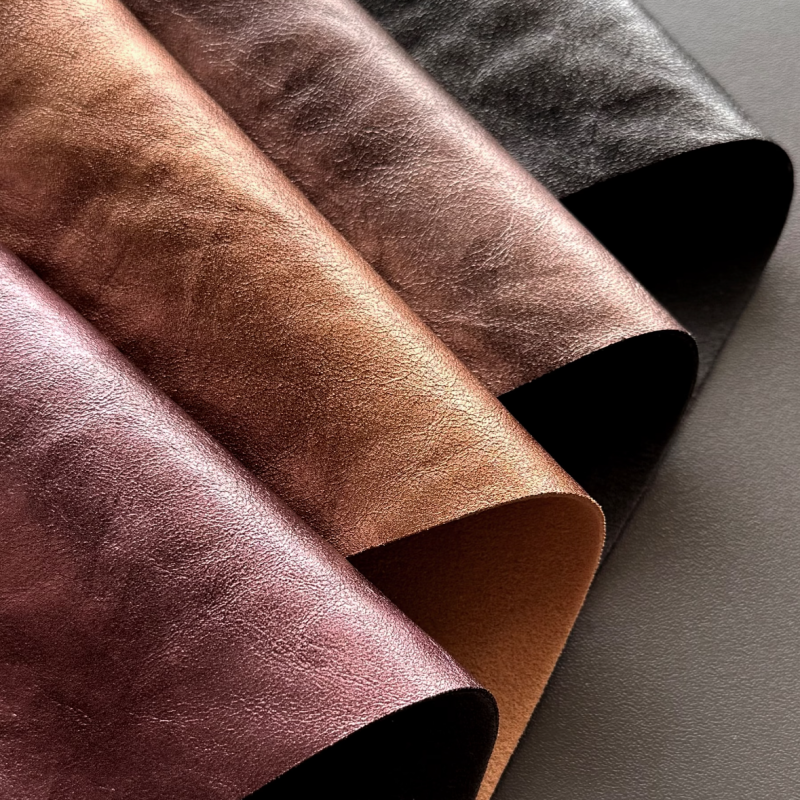Wholesale Metallic PU/PVC Synthetic Leather for Bags and Shoes