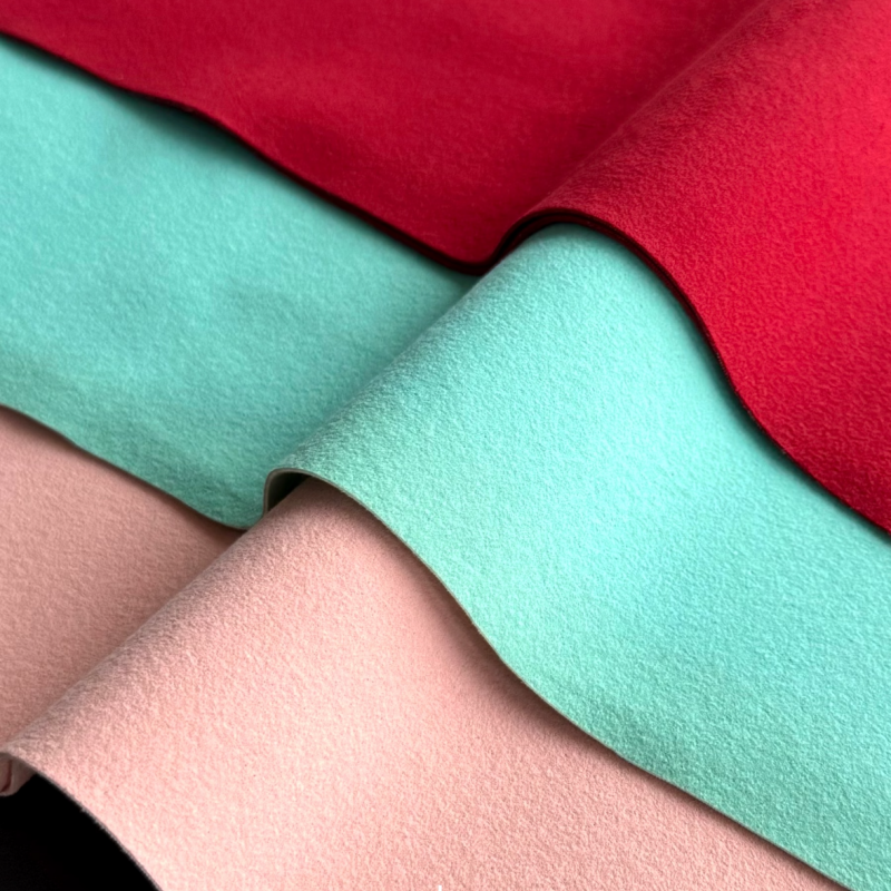 Soft Terylene Imitation Suede Fabric Tear‑Resistant for Gift Box Luggage Home Upholstery Custom Color In Stock