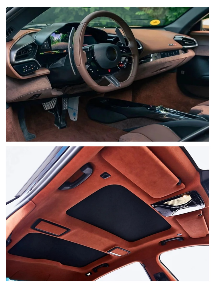 High Density Lock‑Flock Artificial Suede Leather No Fuzzing Material For Shoes Bags Luxury Gift Box Lining
