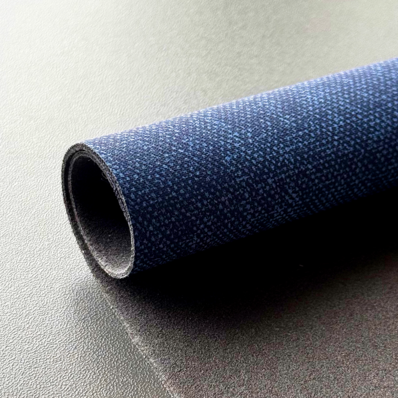 1.5mm Linen-Grain Faux Microfiber Leather Suede Backing for Furniture & Auto Upholstery