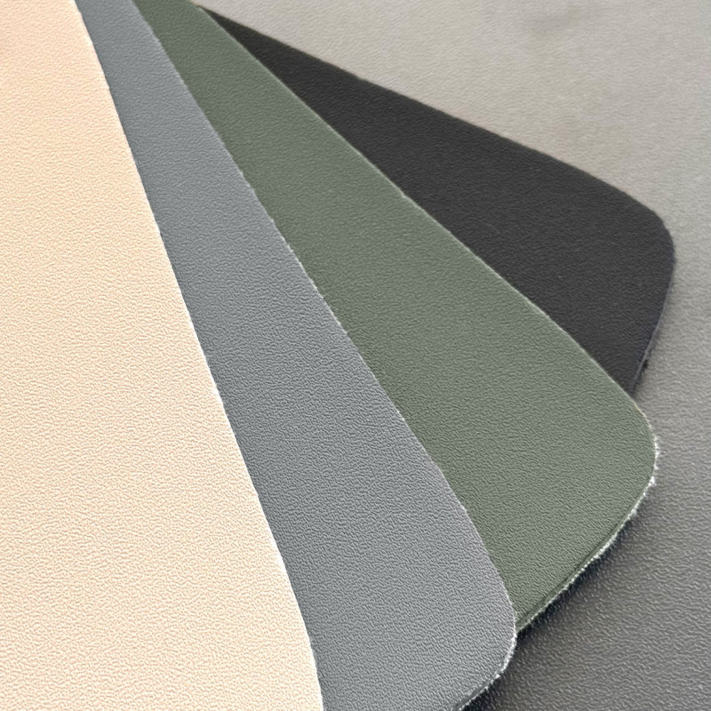 1.8mm Matte Plain PVC Saddle Hard Leather Brushed Backing Synthetic Leather For Equestrian Saddle Camping Gear Woven Furniture Hard Craft Pieces
