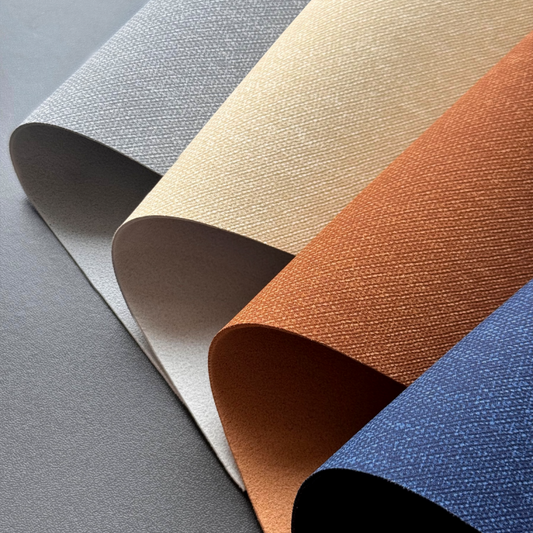 1.5mm Linen-Grain Faux Microfiber Leather Suede Backing for Furniture & Auto Upholstery