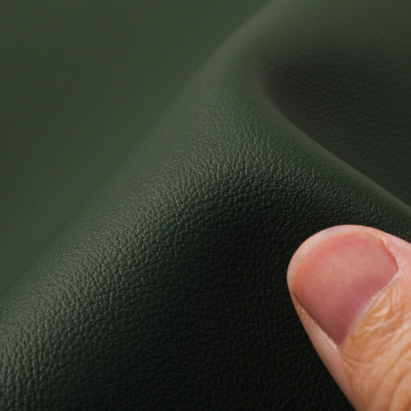 Nappa Grain Auto & Furniture Upholstery Vinyl Fabric Fish Scale Woven Backing Decorative Leather