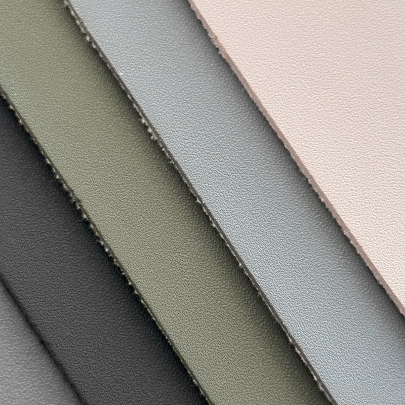 1.8mm Matte Plain PVC Saddle Hard Leather Brushed Backing Synthetic Leather For Equestrian Saddle Camping Gear Woven Furniture Hard Craft Pieces