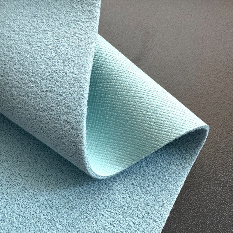 Fluorine‑Free Cross‑Pattern Faux Microfiber Leather For Notebook Cover Gift Box Packaging