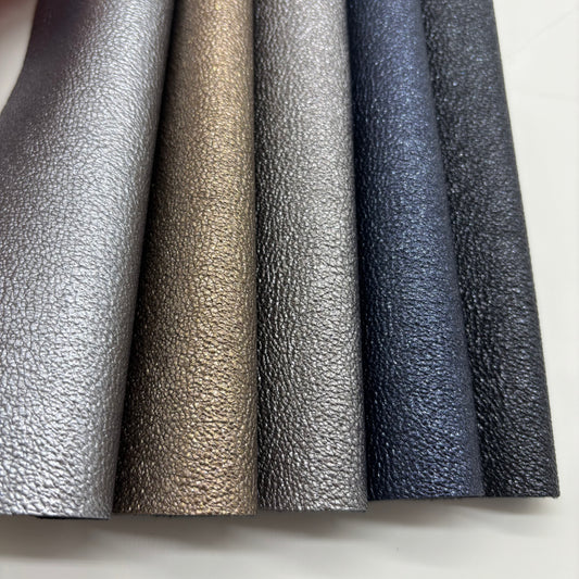 Metallic PU Synthetic Leather – Glitter Pearl Finish for Footwear & Bags