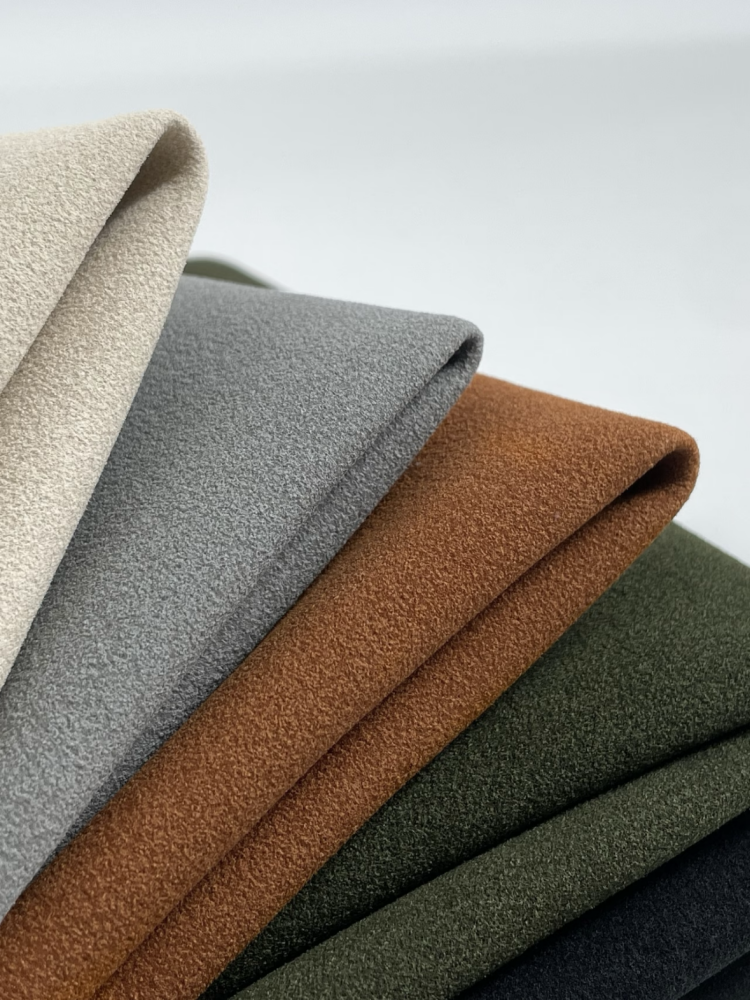 Matte Granular Yungbuck Synthetic Leather Anti-Pilling Scratch Resistant for Furniture Auto Upholstery