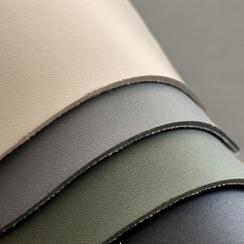 1.8mm Matte Plain PVC Saddle Hard Leather Brushed Backing Synthetic Leather For Equestrian Saddle Camping Gear Woven Furniture Hard Craft Pieces