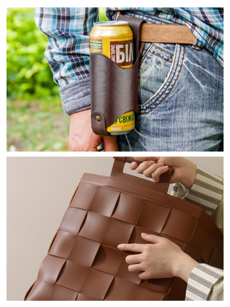 Heavy Duty PU Leather 1.8–1.9mm for Pet Collars and Tote Bags