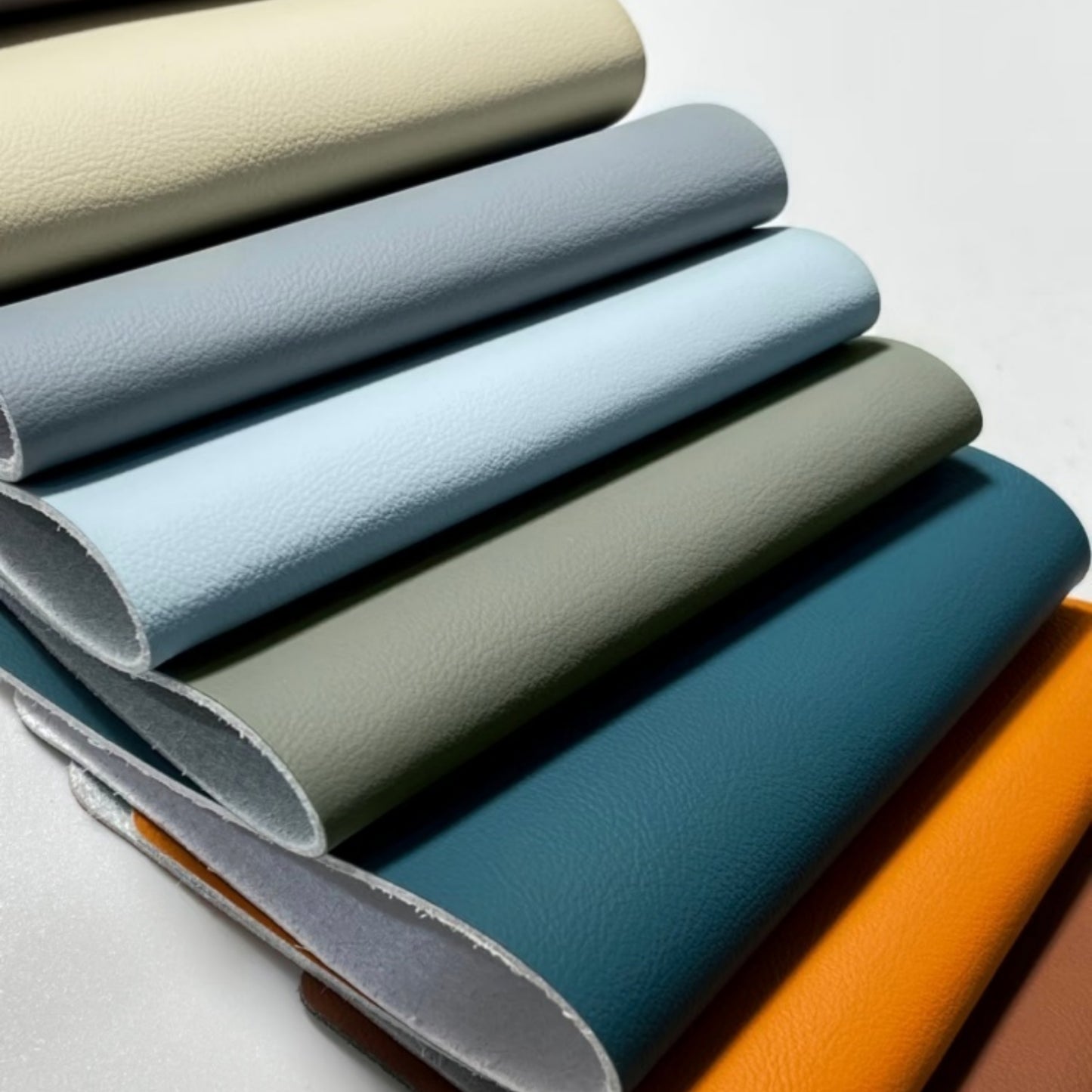 Premium Silicone Leather with Microfiber Base – Vegan Synthetic Upholstery