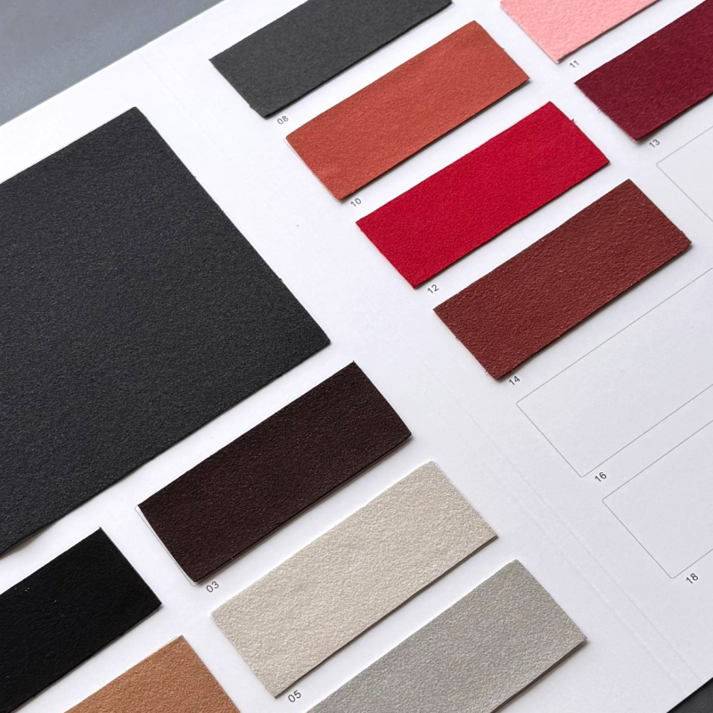 Soft Terylene Imitation Suede Fabric Tear‑Resistant for Gift Box Luggage Home Upholstery Custom Color In Stock
