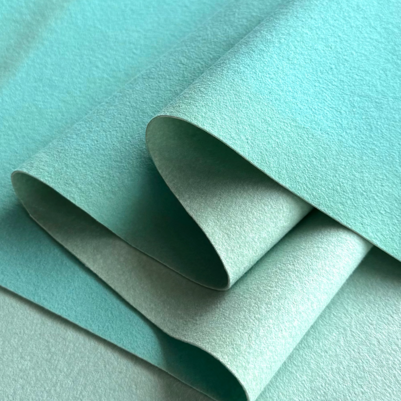 Soft Terylene Imitation Suede Fabric Tear‑Resistant for Gift Box Luggage Home Upholstery Custom Color In Stock
