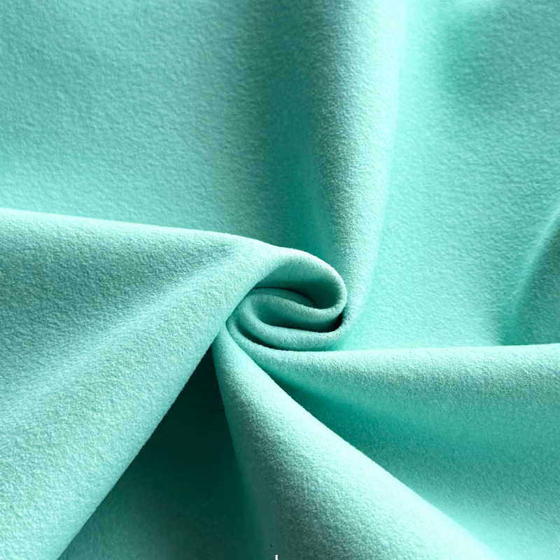 Soft Terylene Imitation Suede Fabric Tear‑Resistant for Gift Box Luggage Home Upholstery Custom Color In Stock