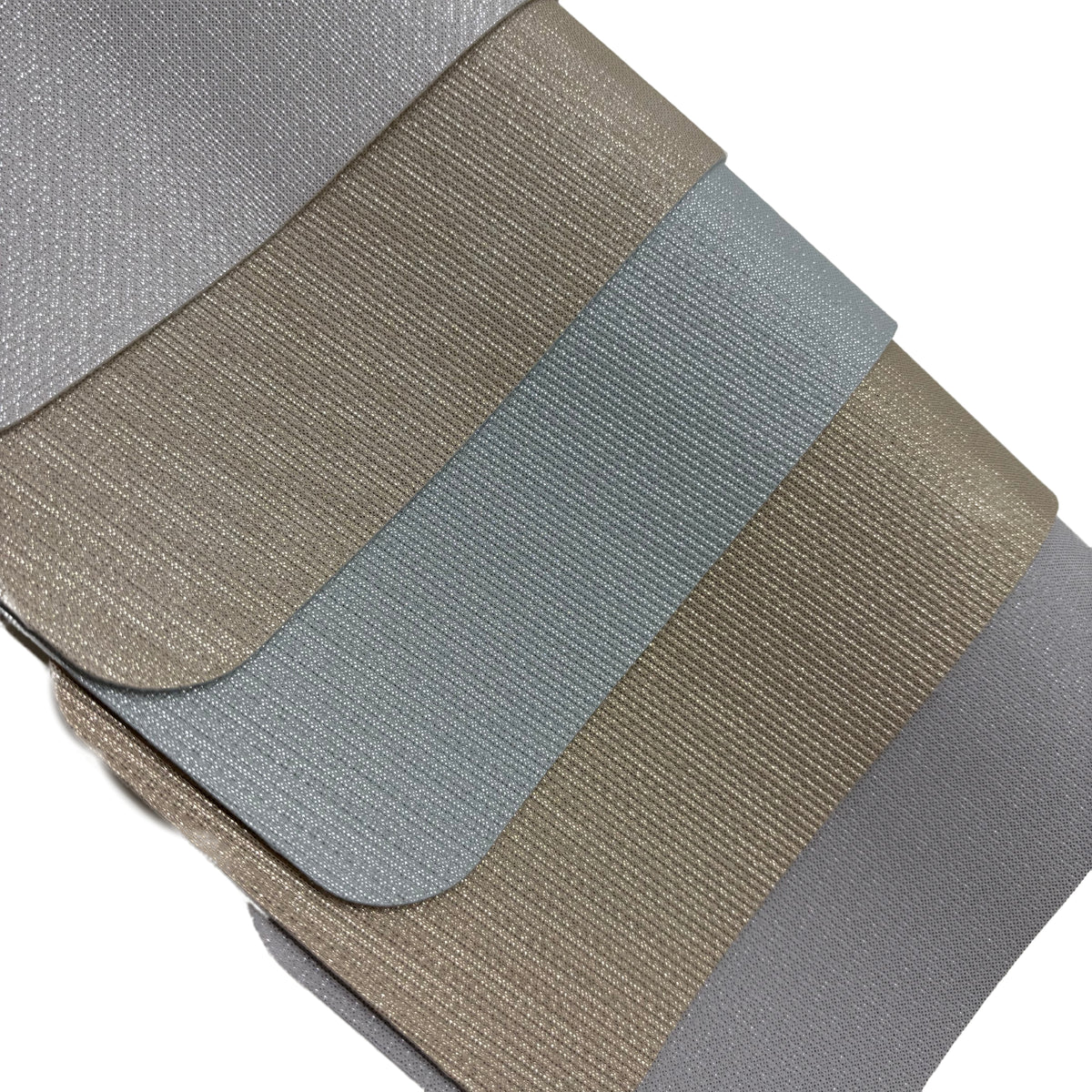Glitter Metallic PU Leather – Woven Texture for Footwear & Bags