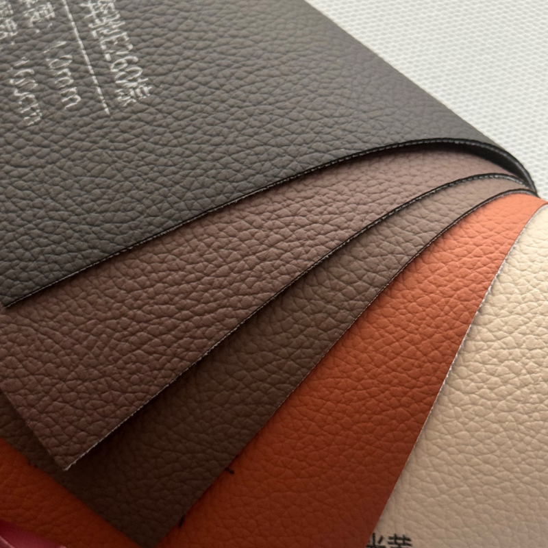 Original Car Match PVC Litchi Grain Automotive Leather 1.0mm Fish‑scale Backing For Car Seat Upholstery Refurbish