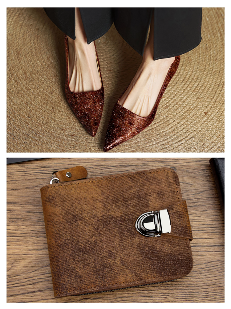 Distressed Two‑Tone Grained Crackle PU Faux Leather 0.9mm Canvas Back for Vintage Bags Footwear Upholstery Fabric