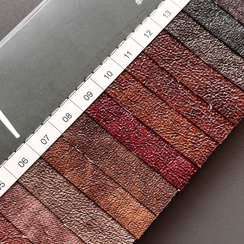 Distressed Two‑Tone Grained Crackle PU Faux Leather 0.9mm Canvas Back for Vintage Bags Footwear Upholstery Fabric